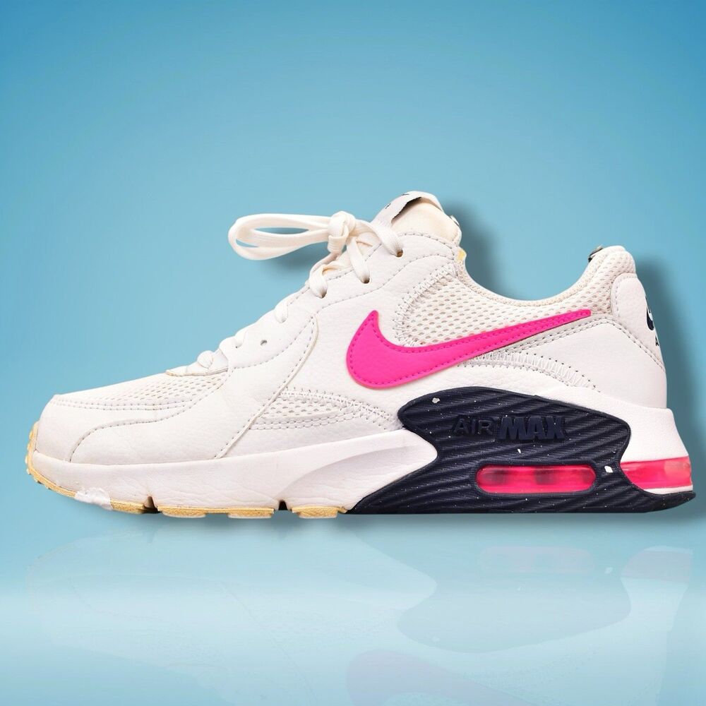 Nike Air Max Excee Women’s Athletic Shoes size 7.5 White Pink CZ7997-100 - Picture 2 of 9